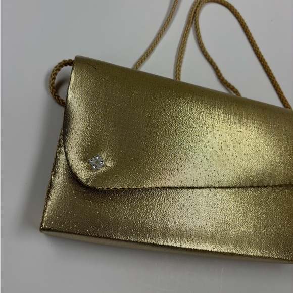 La Regale Handbags - Vintage gold crossbody bag by La Regale sku 3001